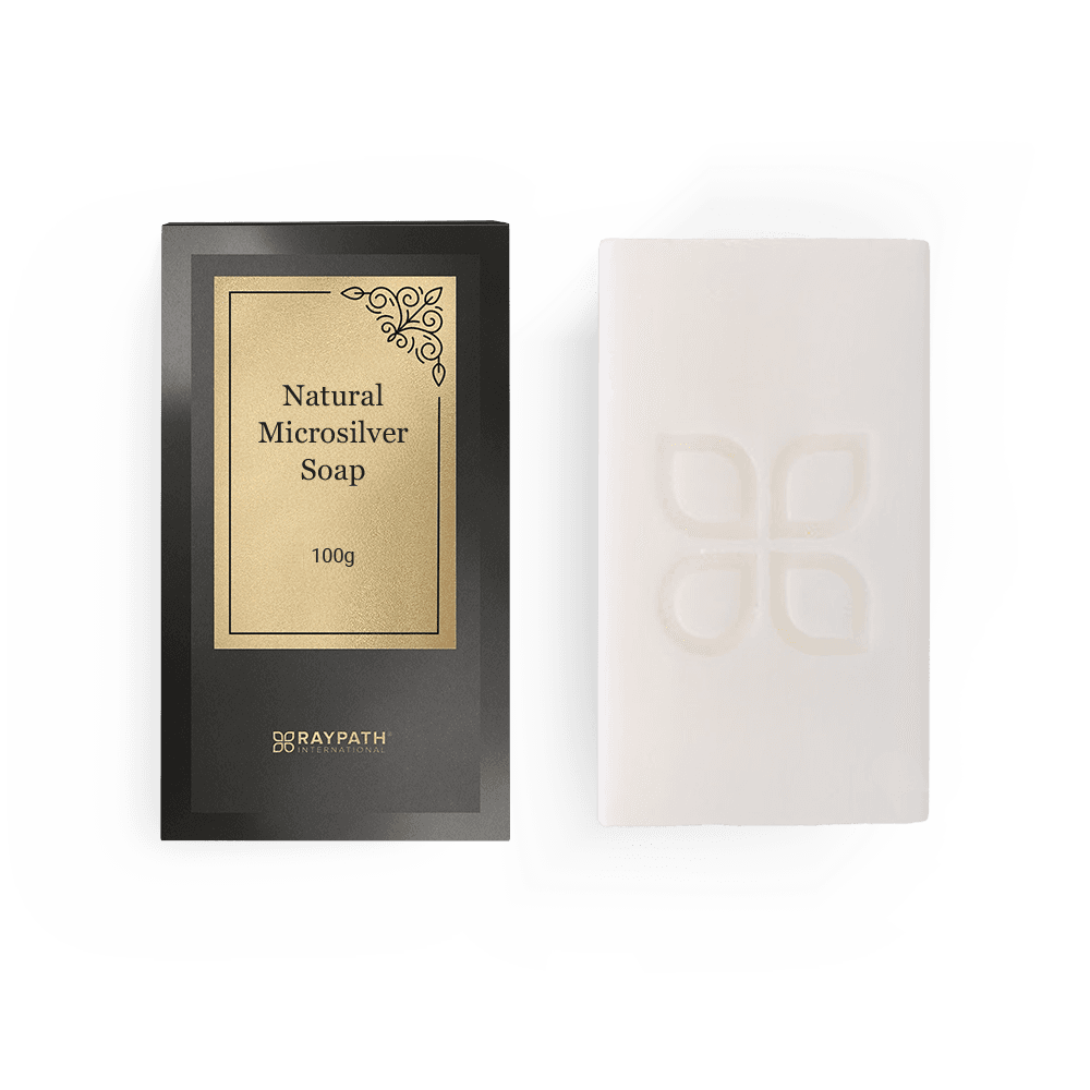 Mydło białe z Mikrosrebrem w pudełku 100g